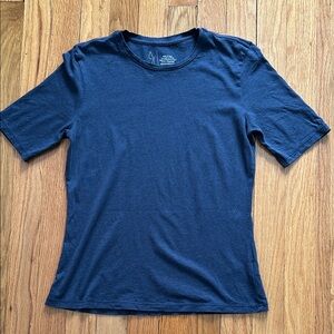 Joie Short Sleeve Crew Tee - Cotton and Lyocell - XS - Navy Blue